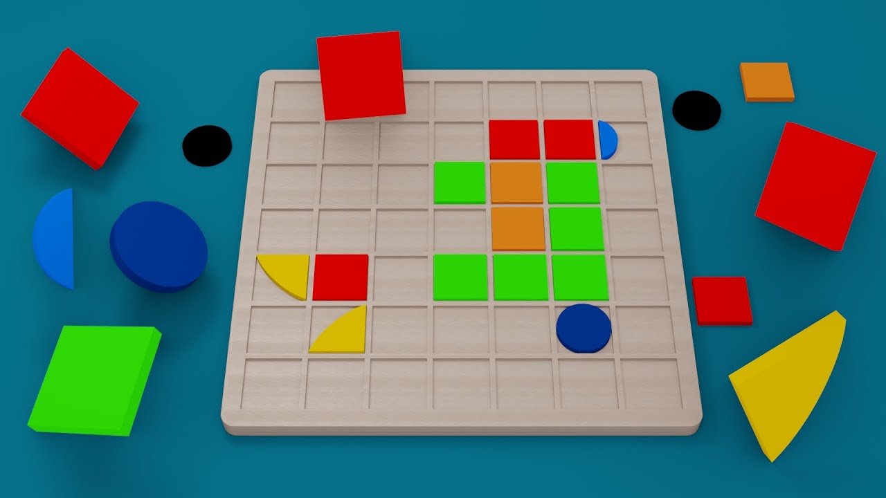 Układanie kolorowych klock&oacute;w z pociągiem | CzyWieszJak