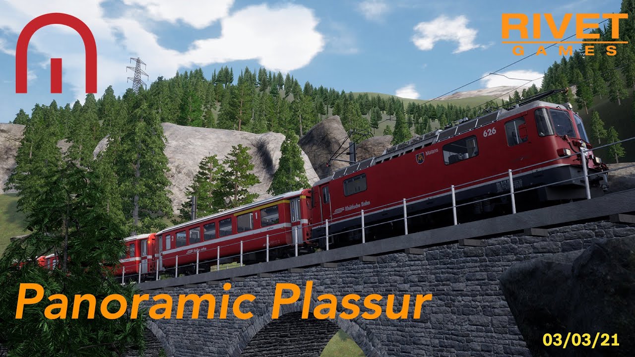 Train Sim World 2 - Panoramic Plassur - Arosa Linie - Rivet Games
