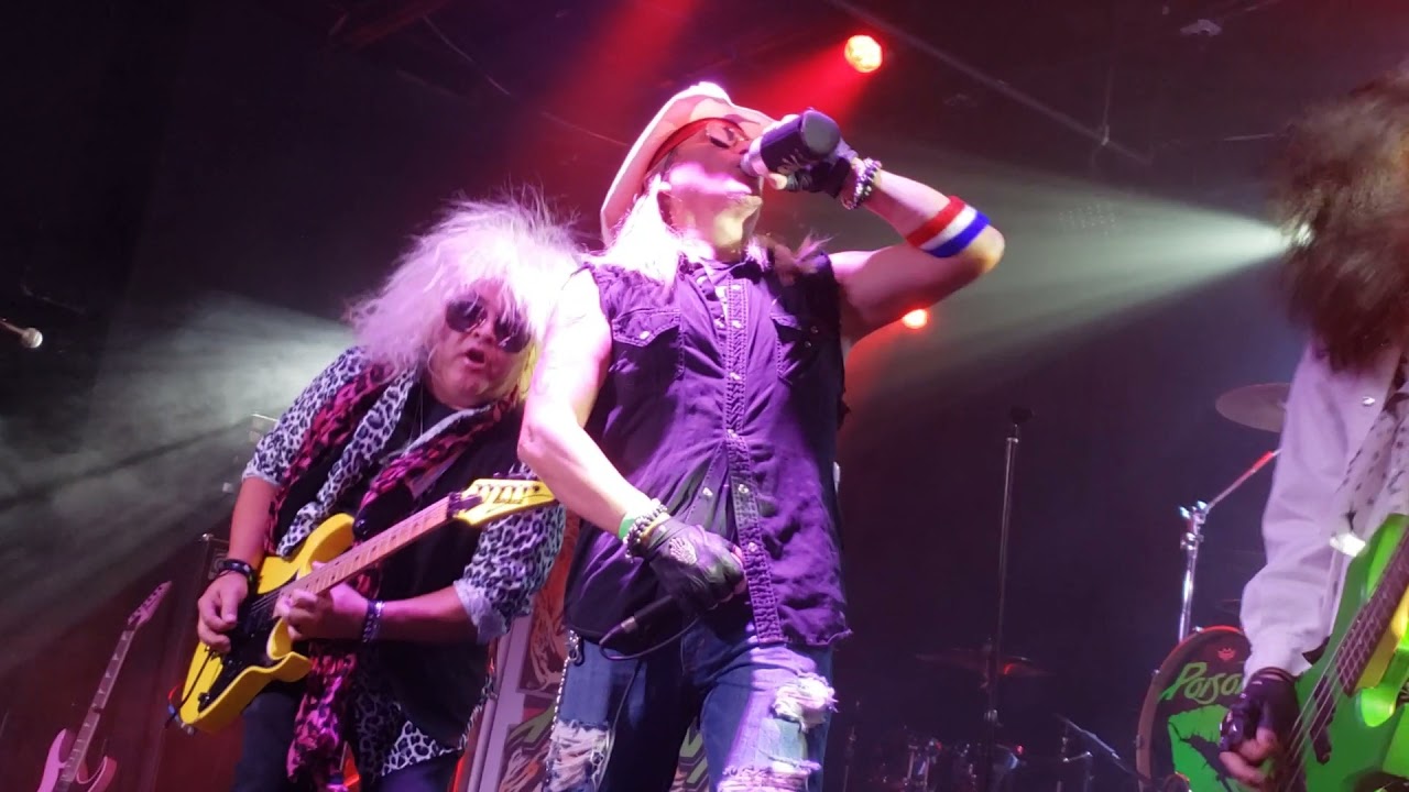 Poison IV - Poison tribute band performing Nothing but a Good Time at Scout Bar, Houston, TX