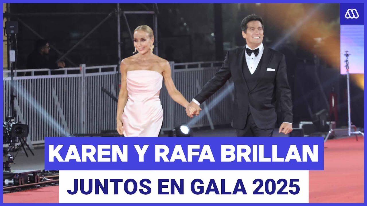 ¡Los animadores! Karen Doggenweiler y Rafael Araneda brillan juntos en Gala de Viña del Mar