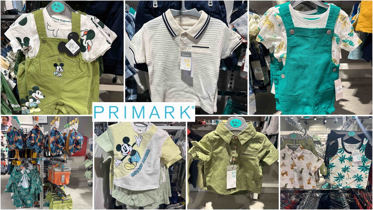 Primark newborn baby boys clothes new collection- July 2023
