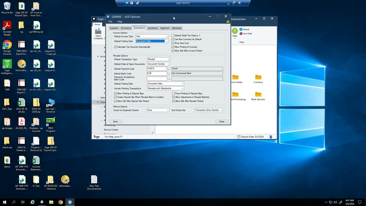 Sage 300 Accounts Receivable 101 Part 1