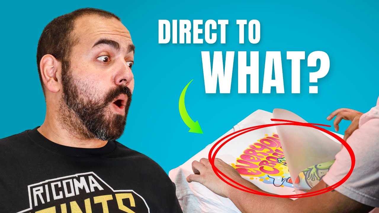 WE DID THE IMPOSSIBLE and Created a DTF Transfer with a DTG Printer