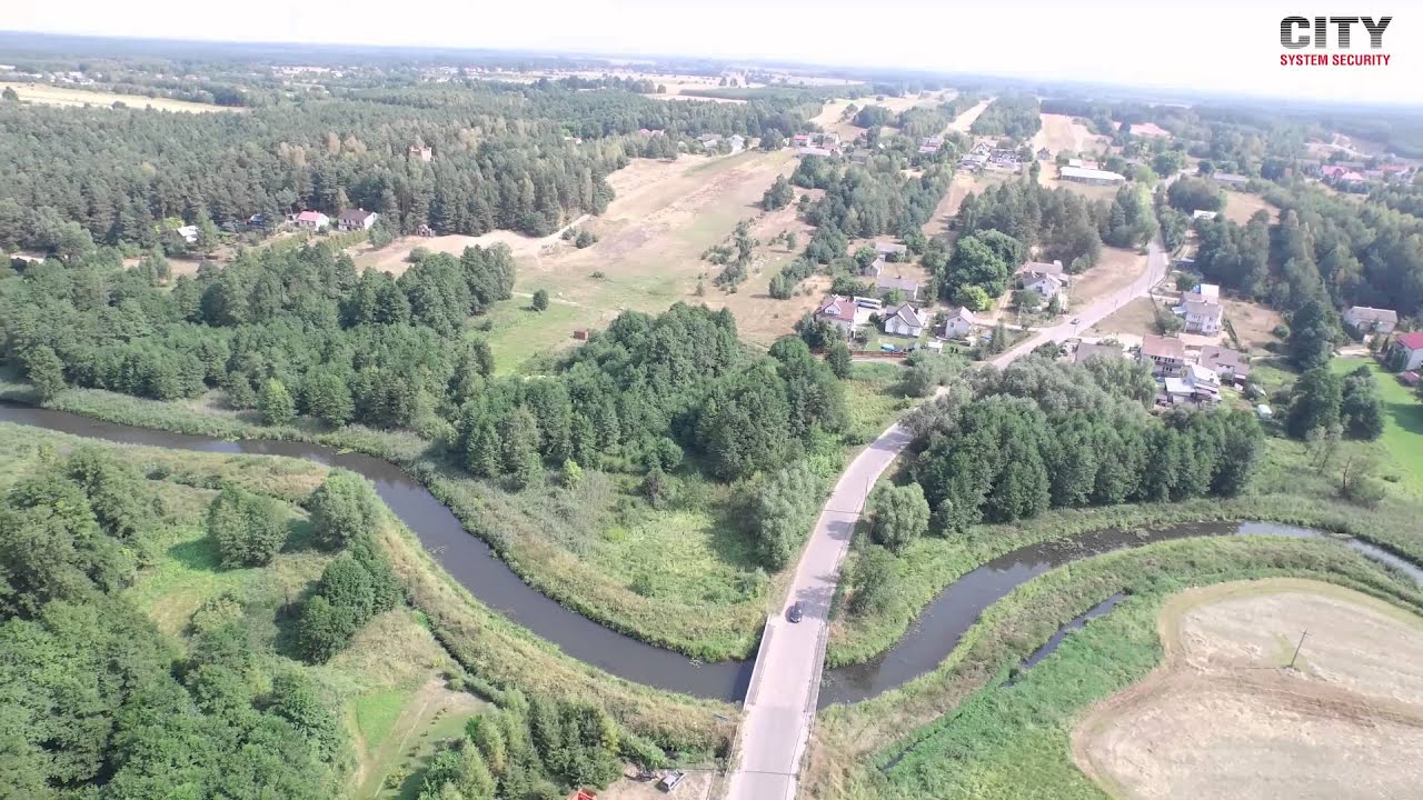 Stoczek Łukowski z lotu ptaka w rozdzielczości 4K