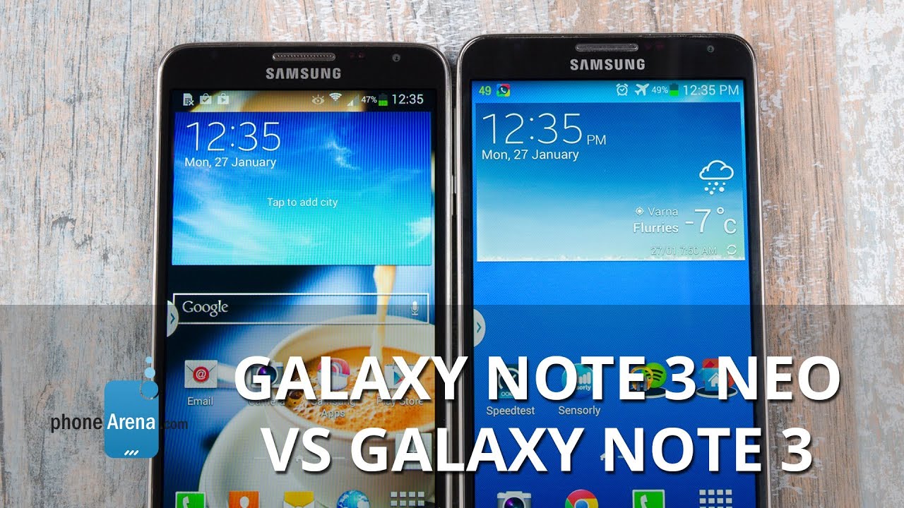 Samsung Galaxy Note 3 Neo vs Note 3: First look
