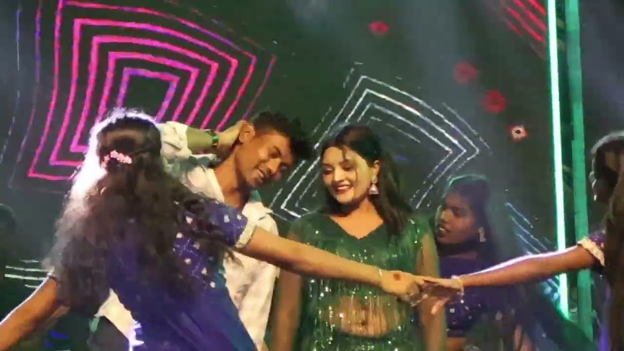 Jhipir Jhipir da gama ||stage dance mundari song || Jagadhatri mela,baripada 2025