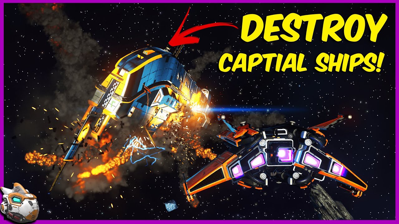 Destroying A Sentinel Freighter! No Man's Sky Interceptor Update