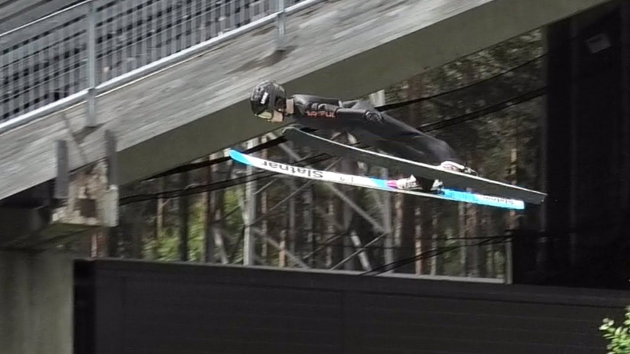 Yläkoululaisten mäkihyppyleiri 12.6.2024. Lahti mäki HS 70 m ja HS 100 m
