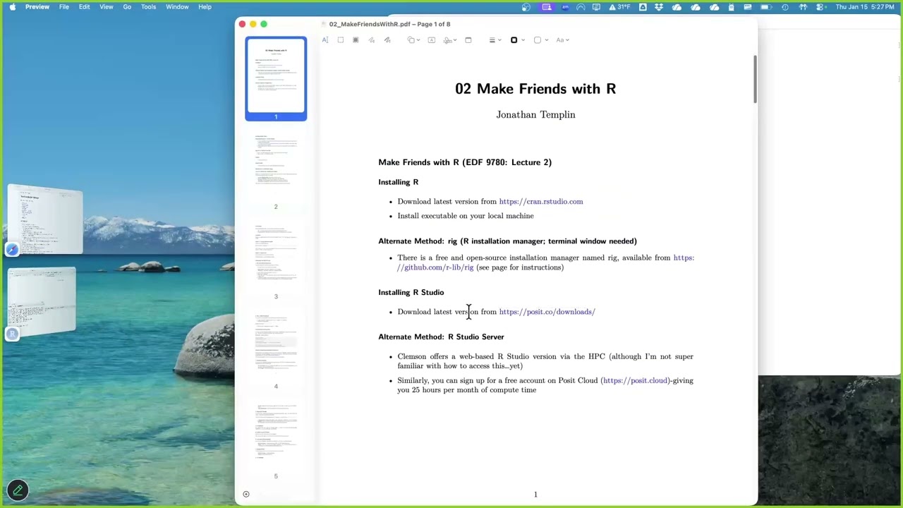 Multivariate Modeling Methods: Make Friends with R (Lecture 02)