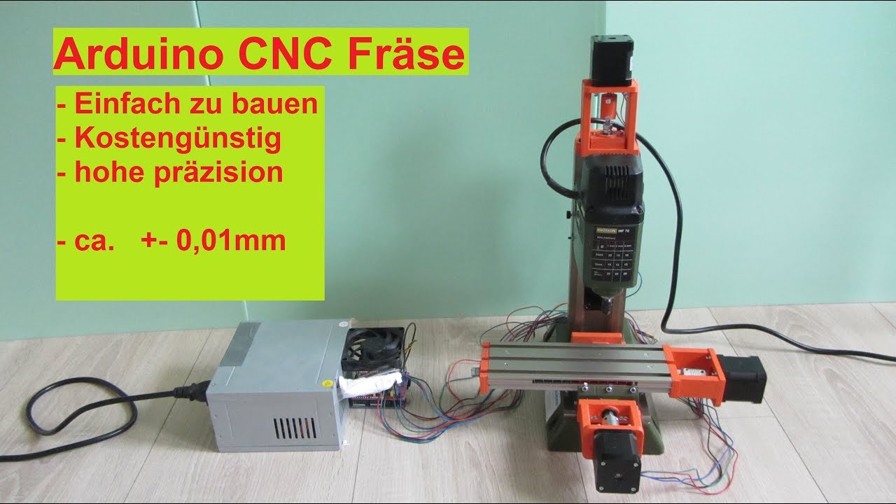 Arduino CNC Fräse selber bauen (Teil 1)