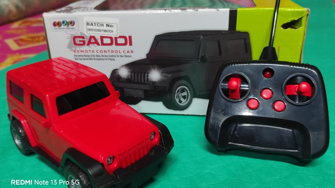 Unboxing Thar Gaddi 4×4 Remote Control ||Testing and review||😱 #rc #unboxing#thar #toys #rockyrc 