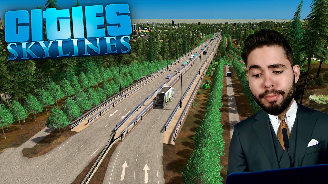 DUPLICAÇÃO DO ANEL RODOVIÁRIO CHEGA AO CENTRO 🏝 - Cities Skylines - A Ilha #53