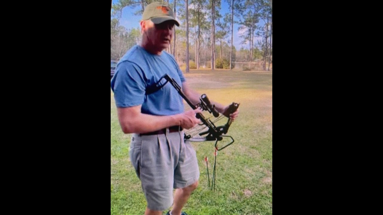 Popping Balloons at 80 yards with my Mini Vertical Crossbow