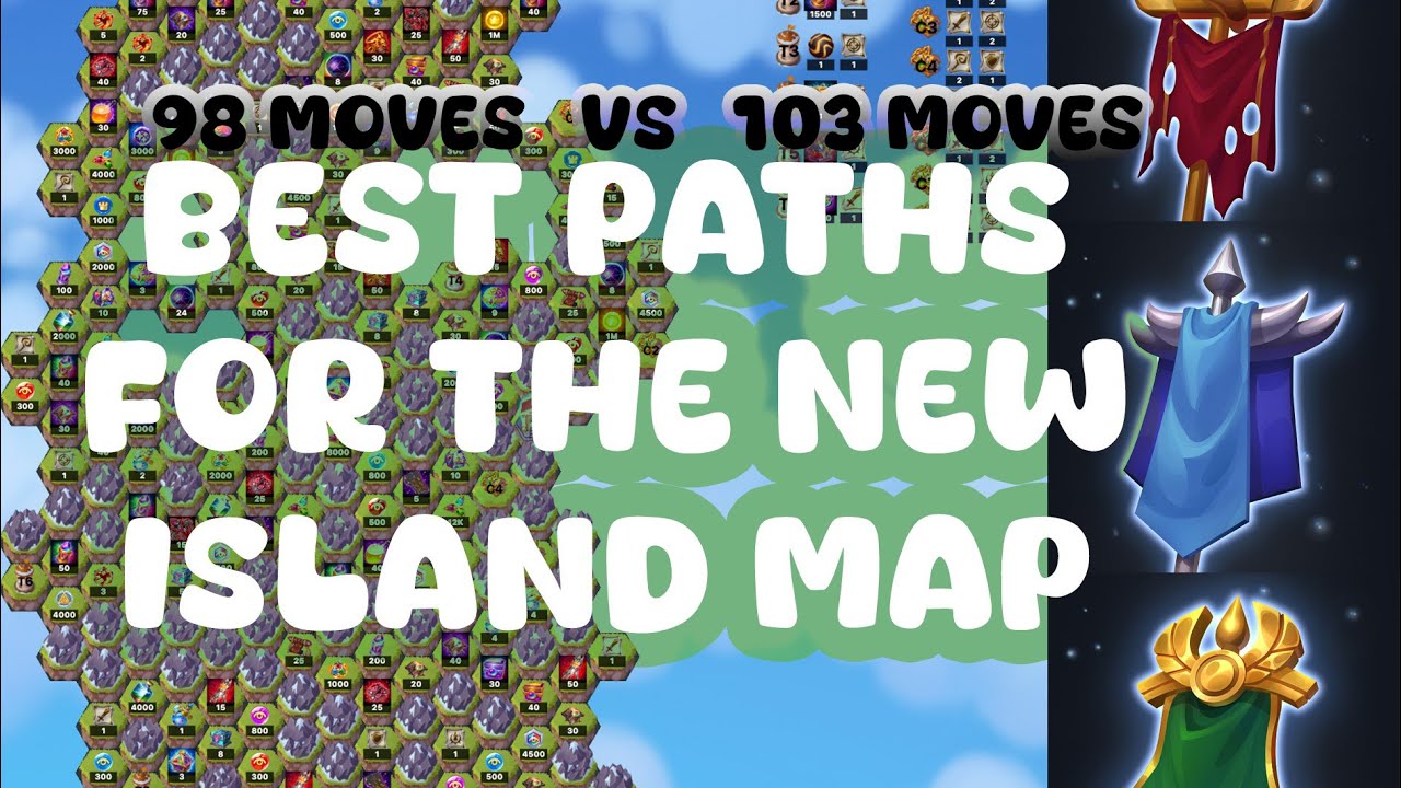 Hero Wars - Mysterious Island - Best Paths - June 2024 #herowars #mysteriousisland #хроникихаоса