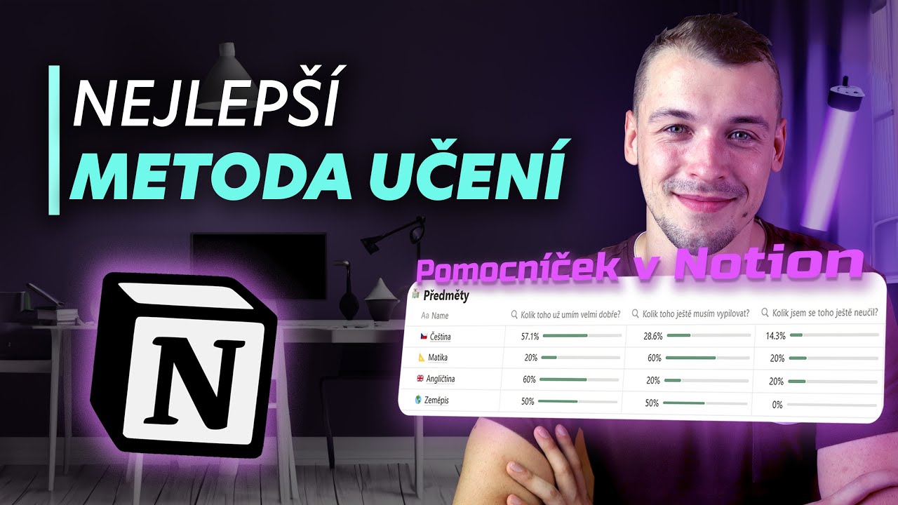 MOJE NEJLEPŠÍ METODA UČENÍ - Pomocníček v Notion!