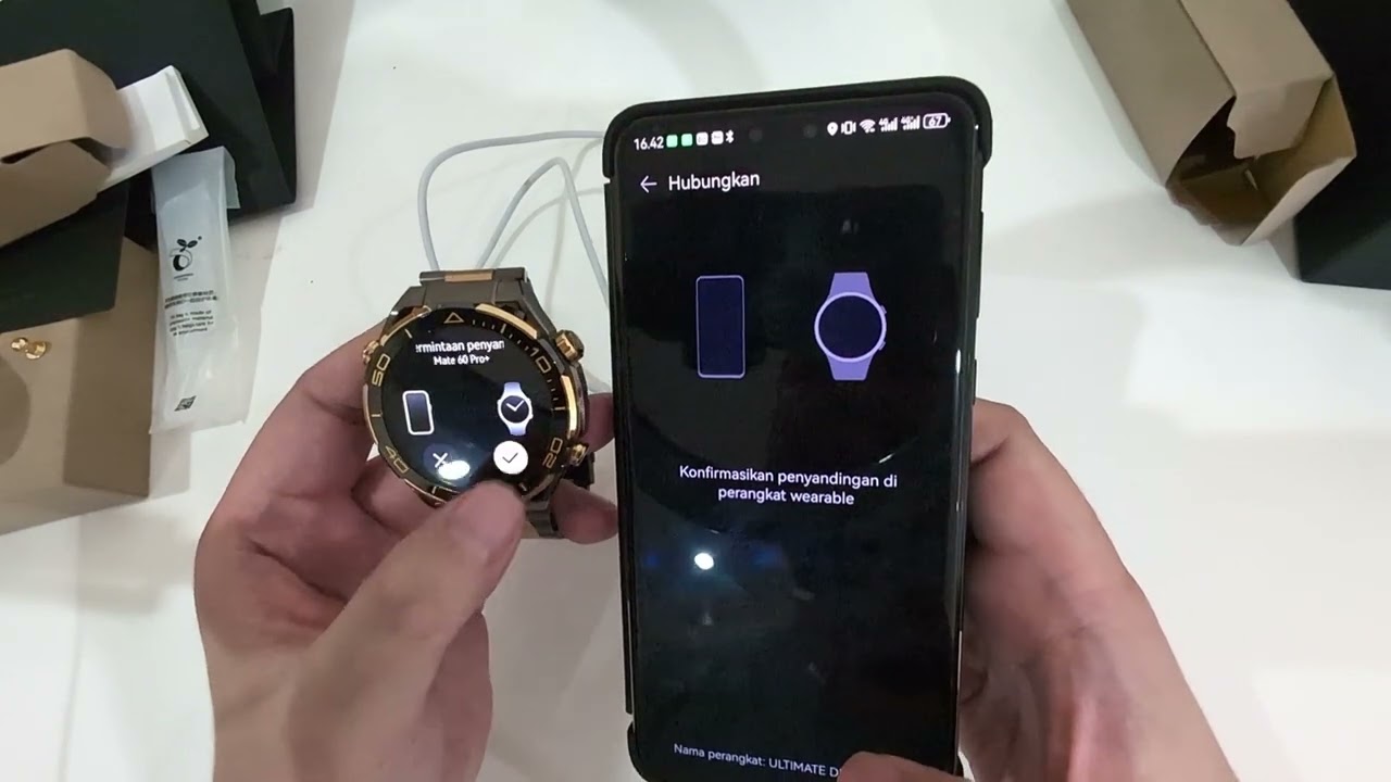 Huawei watch ultimate gold