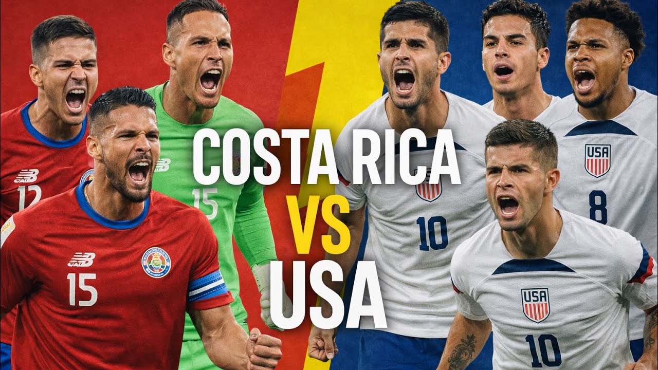 Costa Rica vs USA – A Thrilling International Showdown!World Cup 2025 Match 33 || Must Watch Match⚽️
