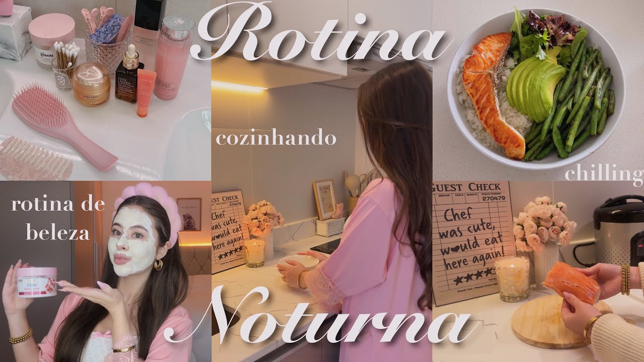 Rotina Noturna: morando sozinha, cuidados de beleza, anti burnout 🌟