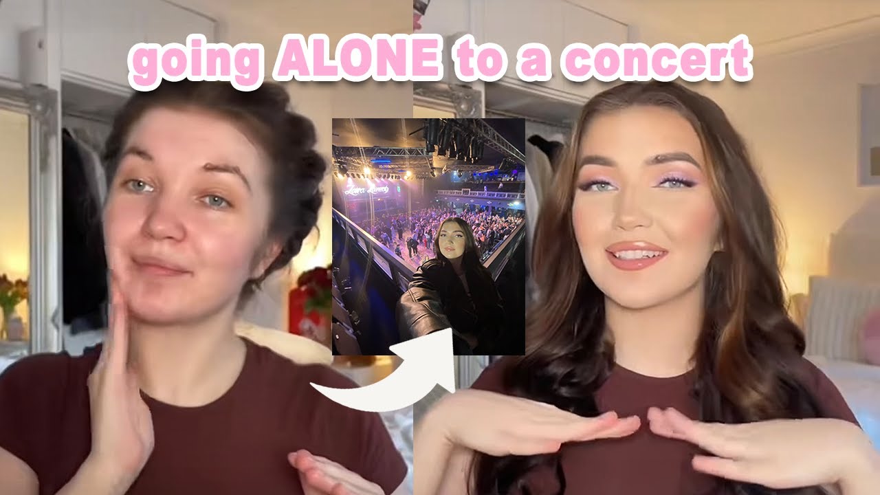 I went to a Zara Larsson concert ALONE! Solo date vlog💐