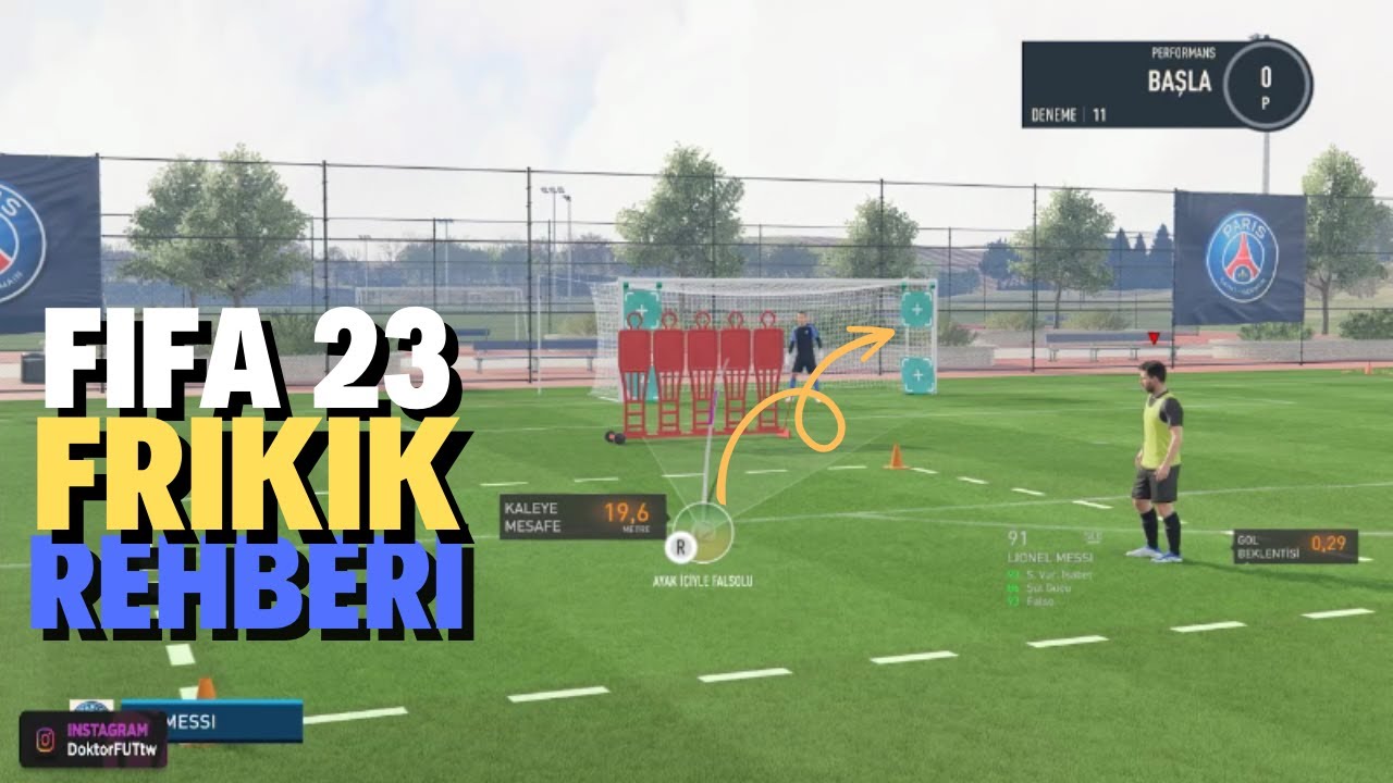 FİFA 23 FREEKICK REHBERİ ! FRİKİKTEN GOL ATMAYI ÖĞREN !  FIFA 23 ULTIMATE TEAM