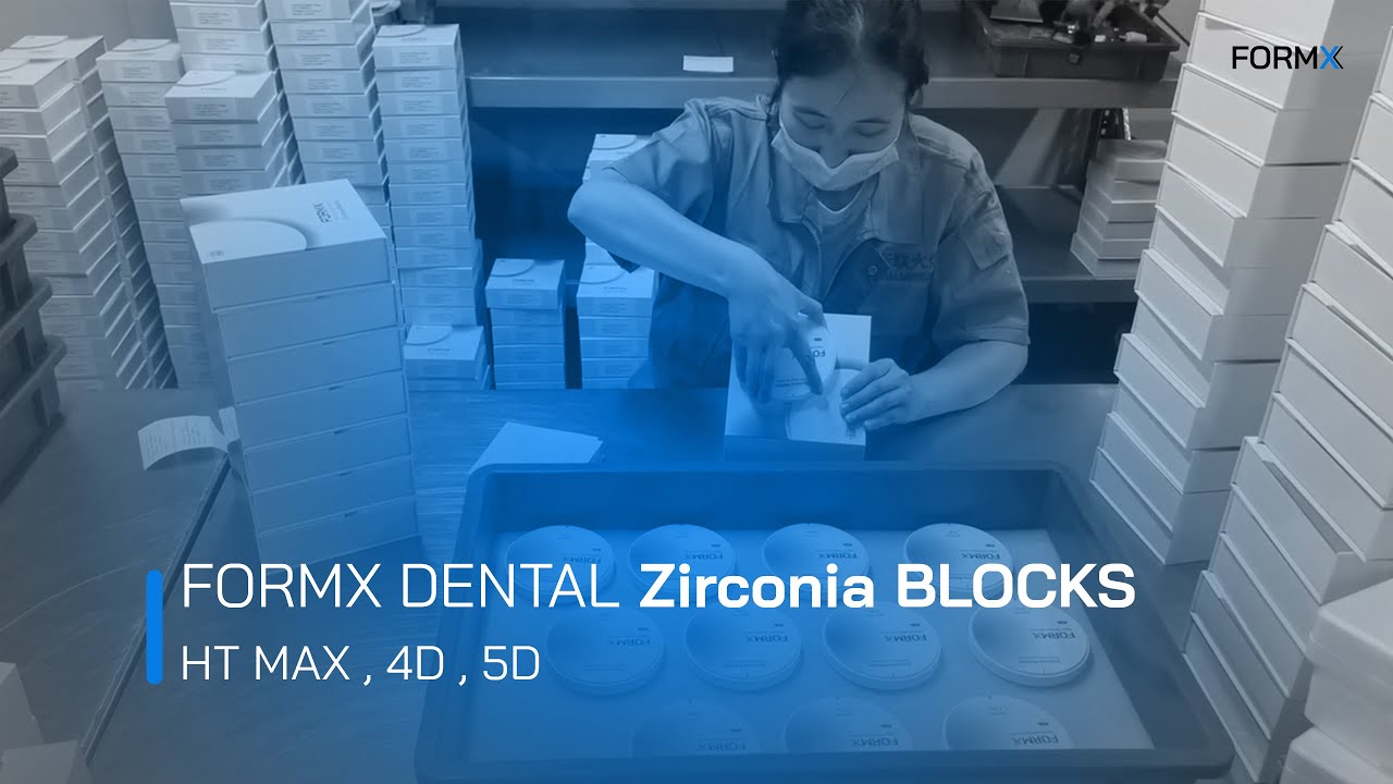 Formx Dental Zirconia Blocks: HT Max, 4D, 5D