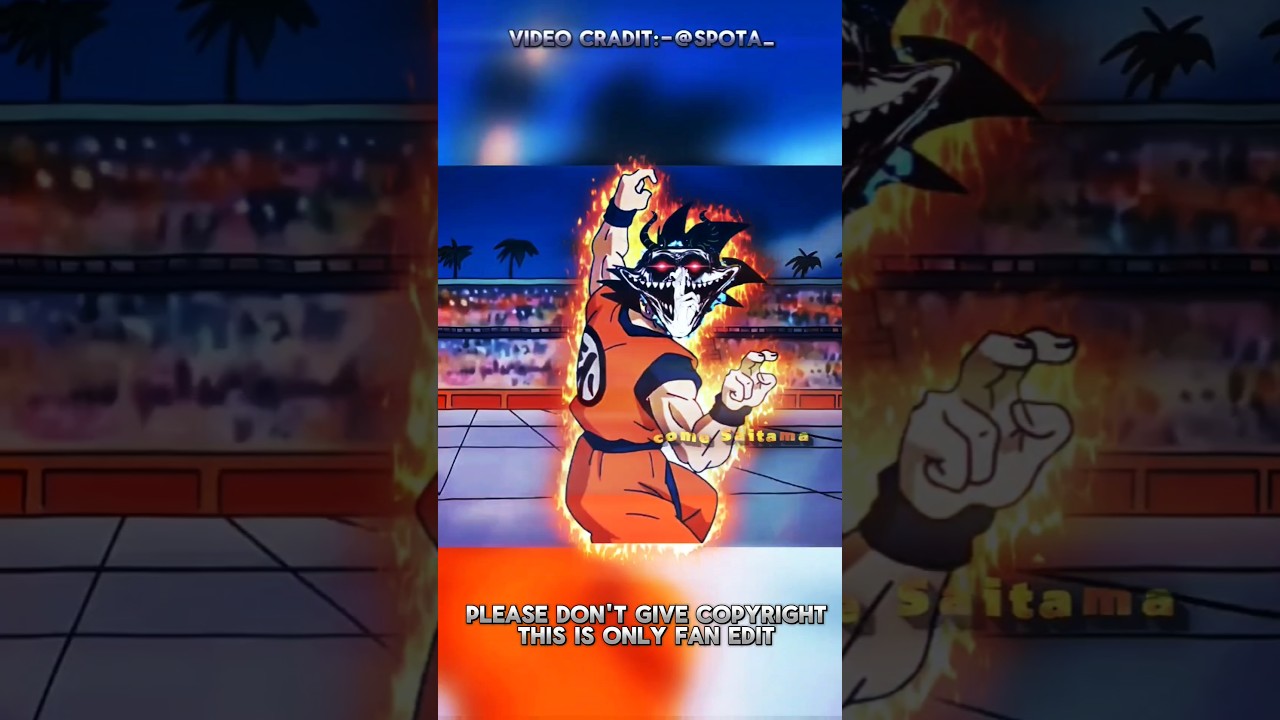GOKU vs SAITAMA 💀Troll Face + Aura Edit | #shorts #dragonball #onepunchman #gokuvssaitama #trollface