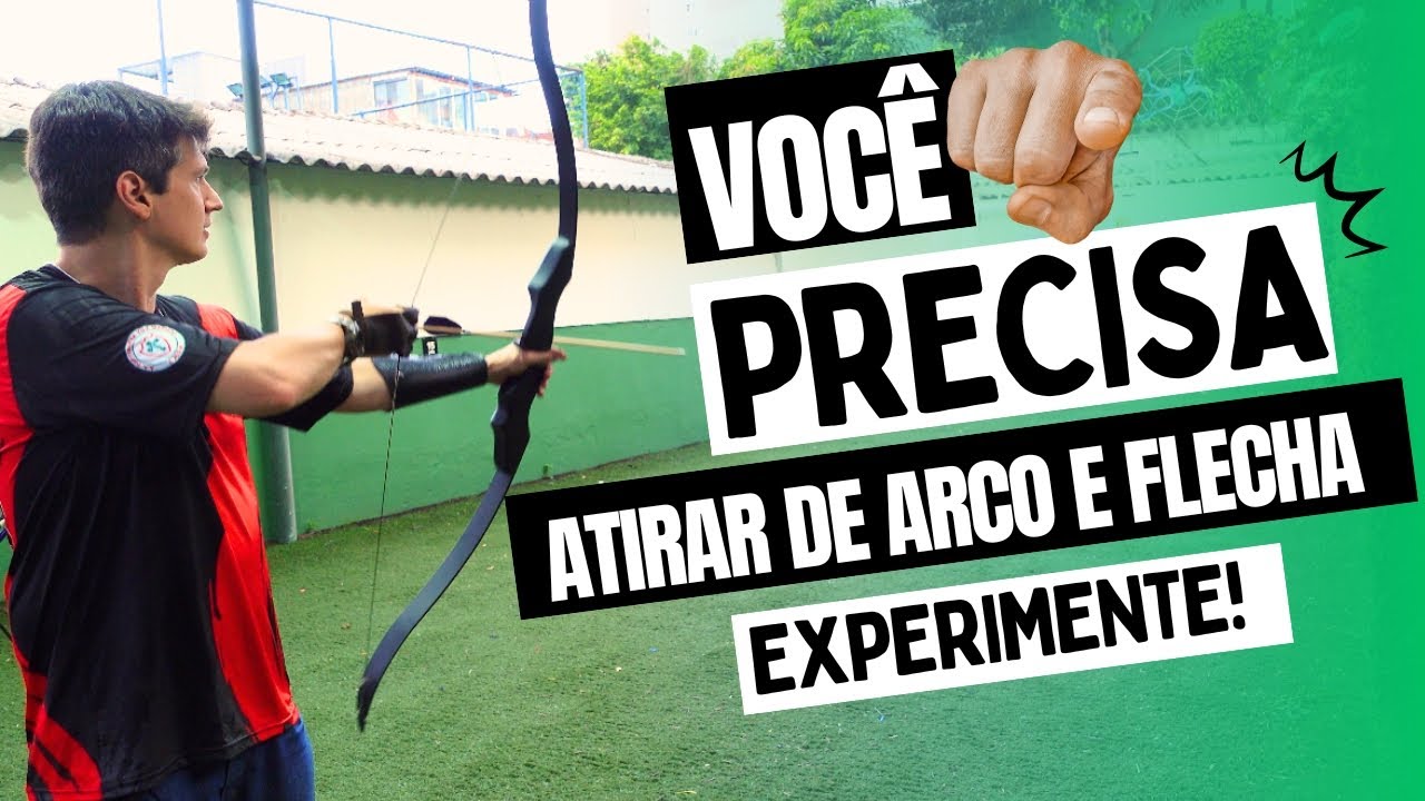 Arco e Flecha Bom e Barato! Comece agora a Praticar!
