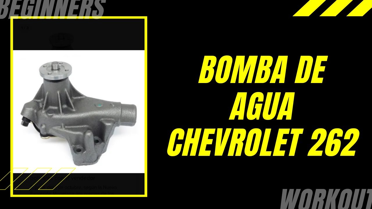REPARCION DE BOMBA DE AGUA DE MOTOR 262..
