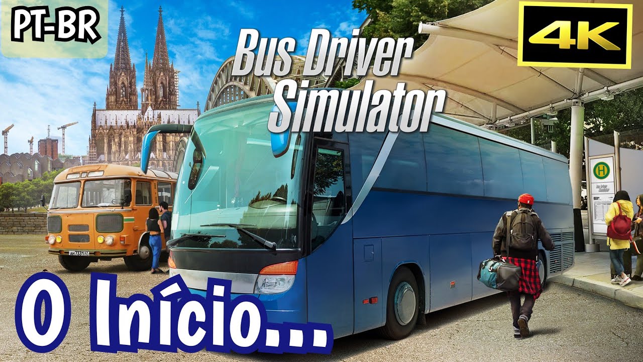 ▶️ BUS DRIVER SIMULATOR - O Início do Gameplay em Português PT-BR - PS4 | XBOX ONE | PC | SWITCH