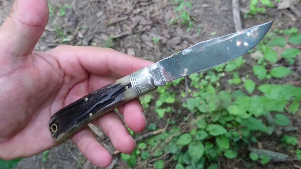 Great Eastern Cutlery 43 Oregon Trapper(Antique Green Jigged Bone) - Great Heritage From Ancestors