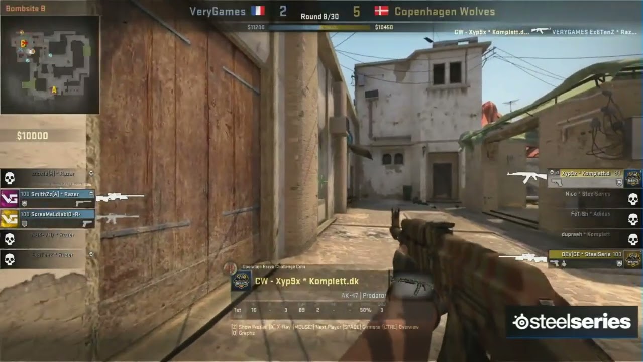 xyp9x ace clutch - VeryGames vs Copenhagen Wolves (Dreamhack Open Winter 2013)