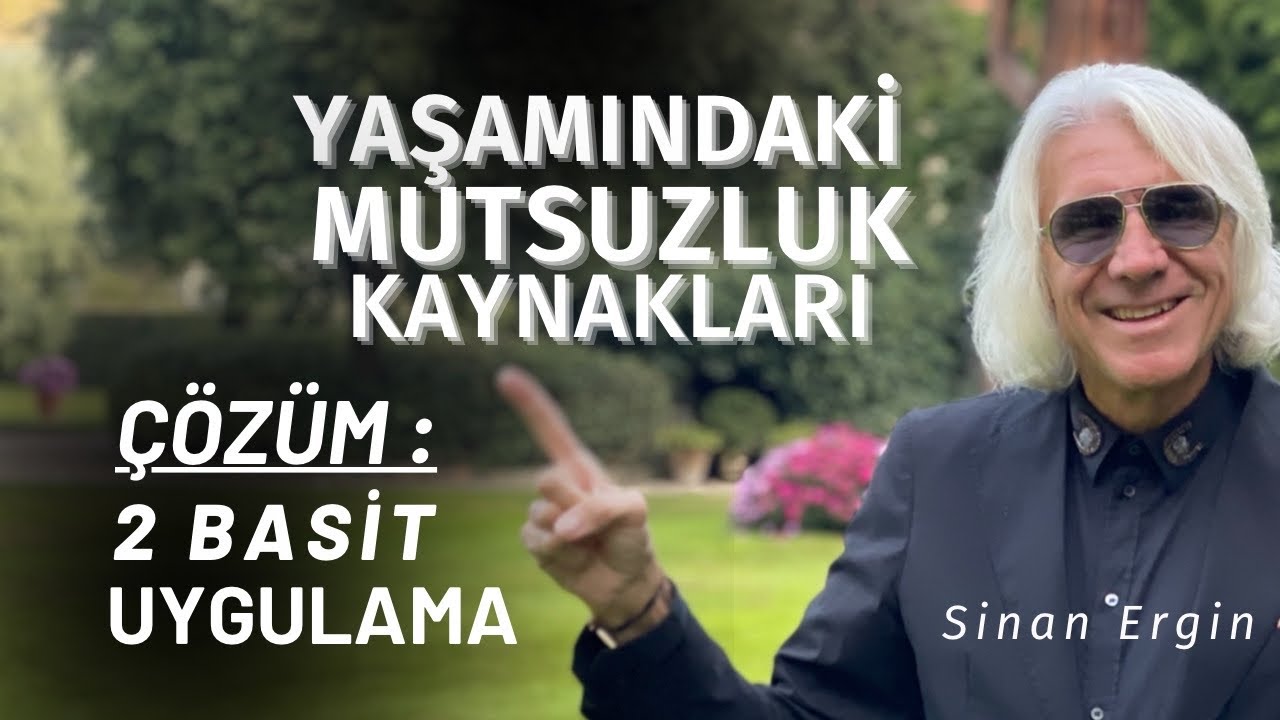 Sinan Ergin ile Canlı Yaşa | Farkındalık için Kolayca yapabileceğin 2 uygulama