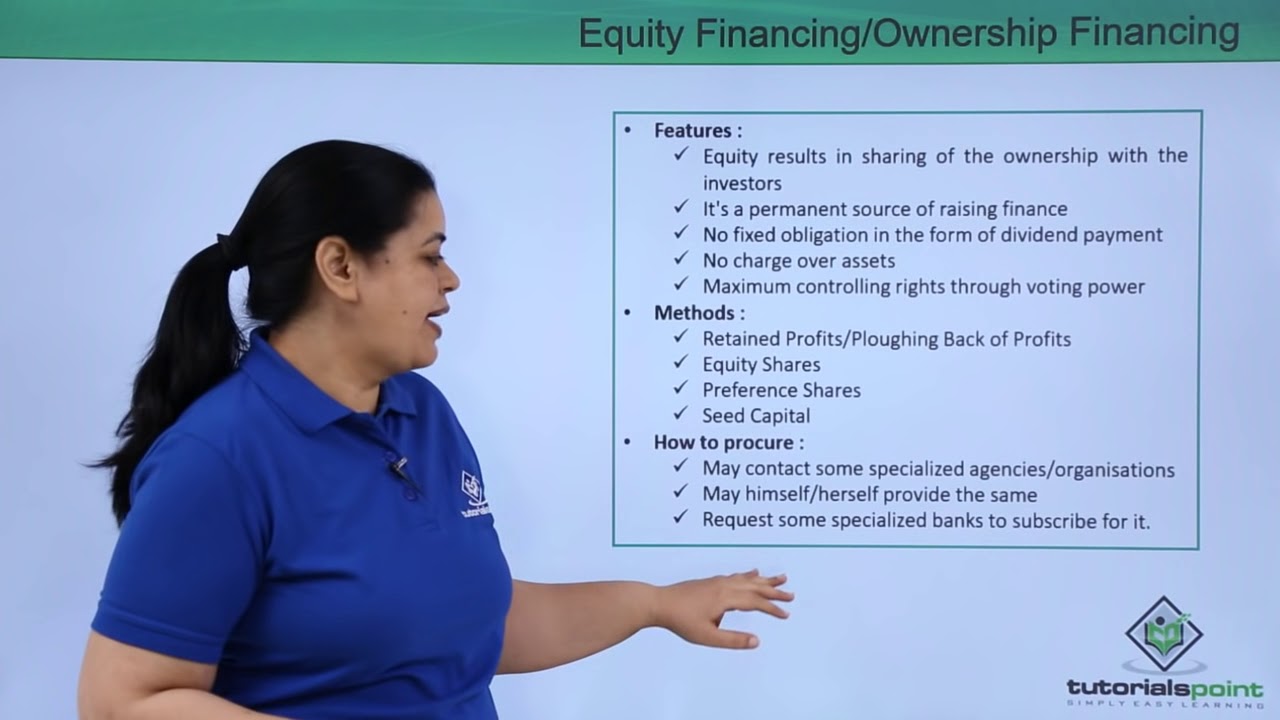 Class 11th – Sources of Finance | Entrepreneurship | Tutorials Point