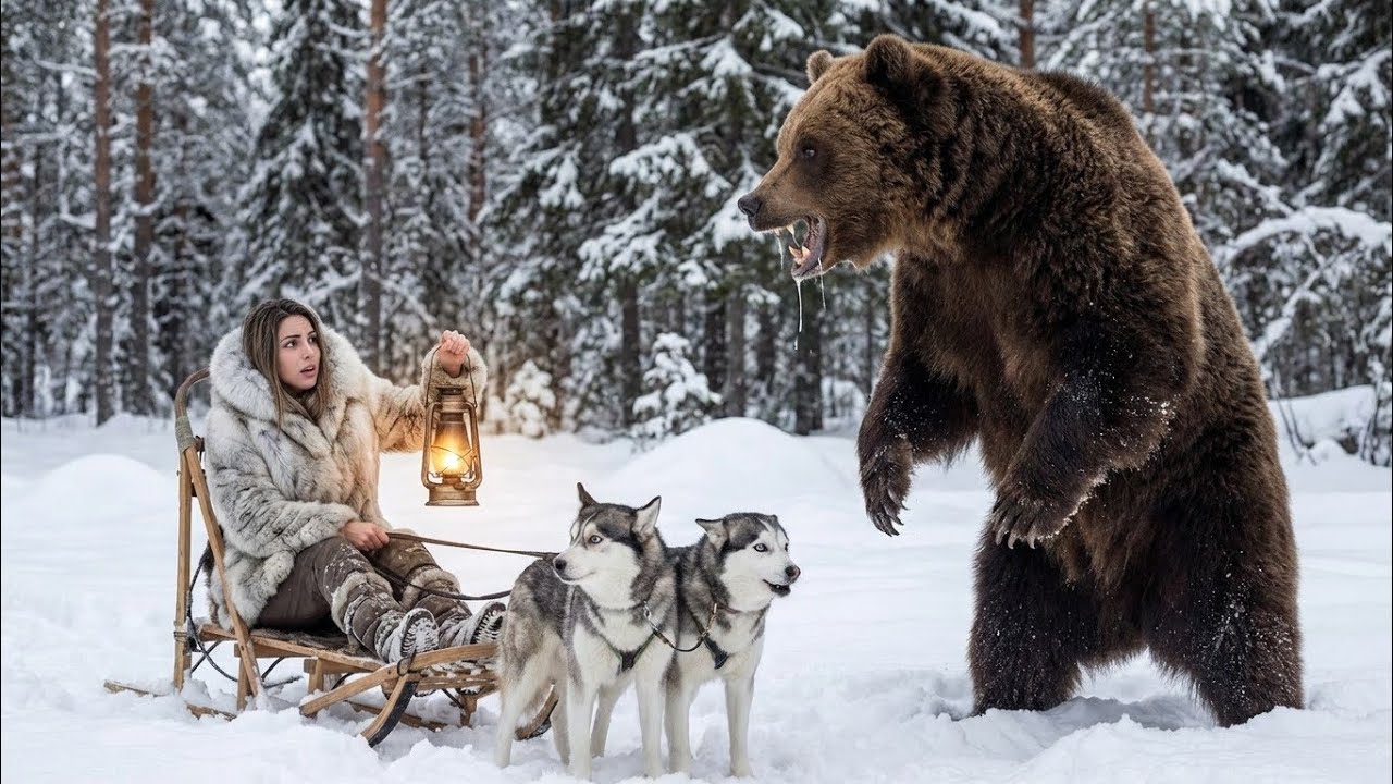 The Bear Wasn’t Attacking… He Needed Help