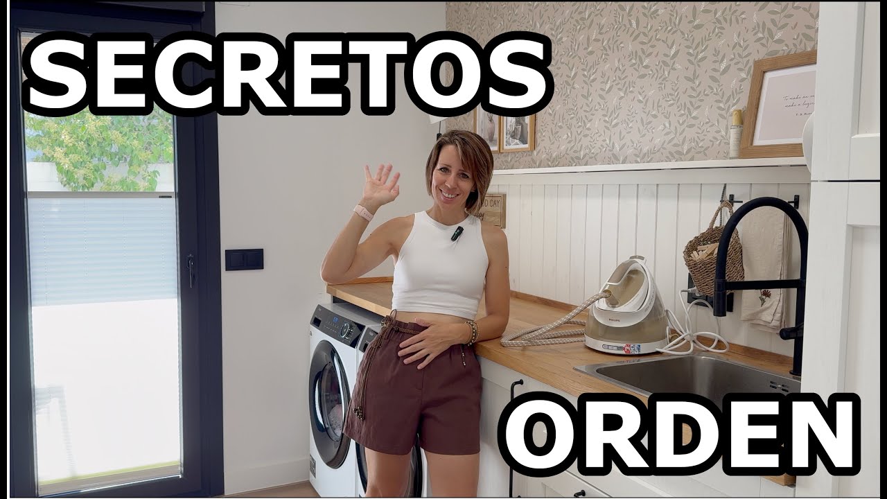 TODOS MIS SECRETOS DE ORDEN Y LIMPIEZA EN LA LAVANDERÍA - TE ENSEÑO EN DETALLE MI DÍA A DÍA