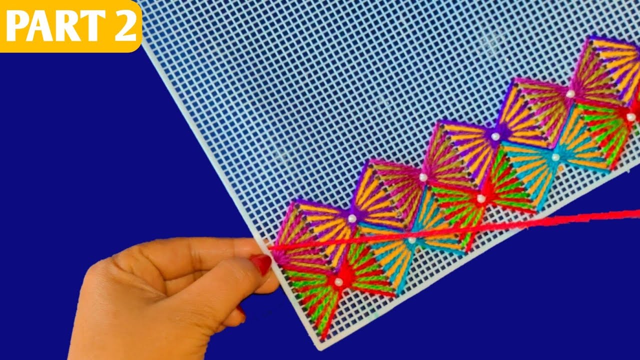 BEAUTIFUL AND UNIQUE PLASTIC CANVAS DESIGN IDEA STEP BY STEP (PART 2)