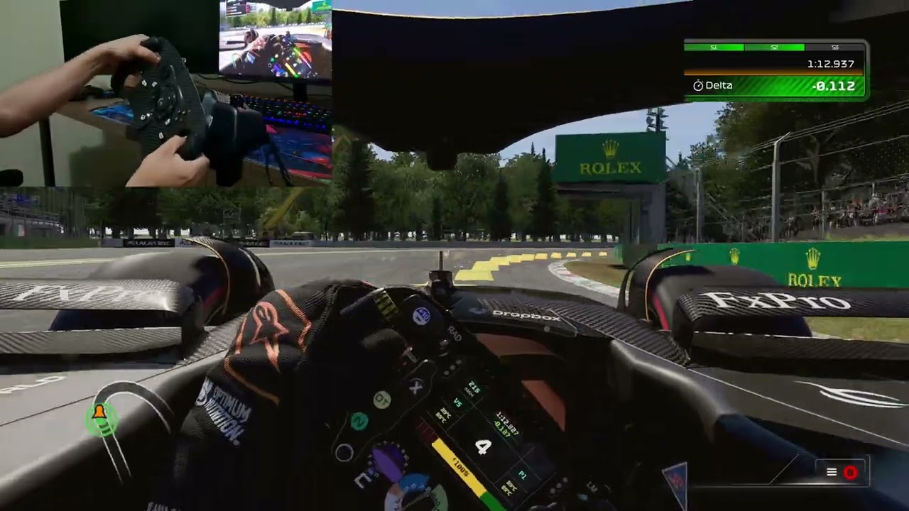 Volta Rápida em Monza F1 24 + Logitech G920
