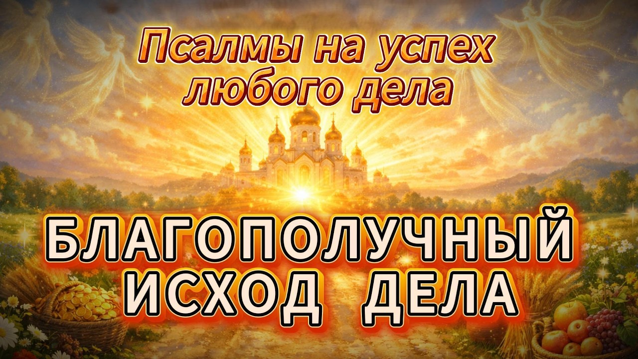 БЛАГОПОЛУЧНЫЙ ИСХОД ЛЮБОГО ДЕЛА — ПСАЛМЫ: 9/26/126/15