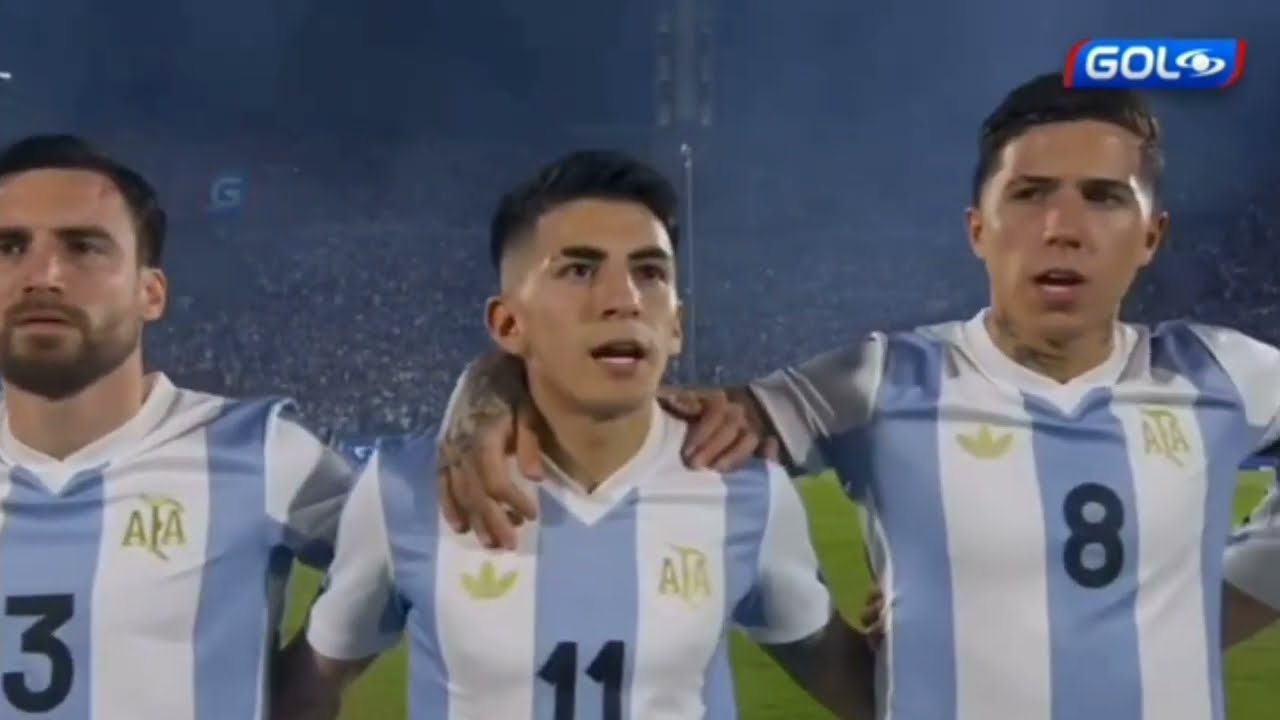 Argentina National Anthem (vs Uruguay) - FIFA World Cup Qualifiers 2026