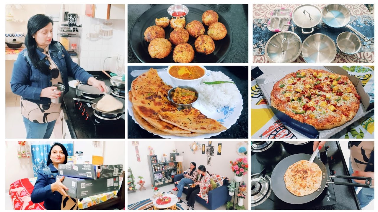 WINTER SPECIAL / HEALTHY BREAKFAST TO LUNCH/ MATAR KA NIMONA ,STUFFED PYAAZ BESAN PARATHA , PIZZA 🍕