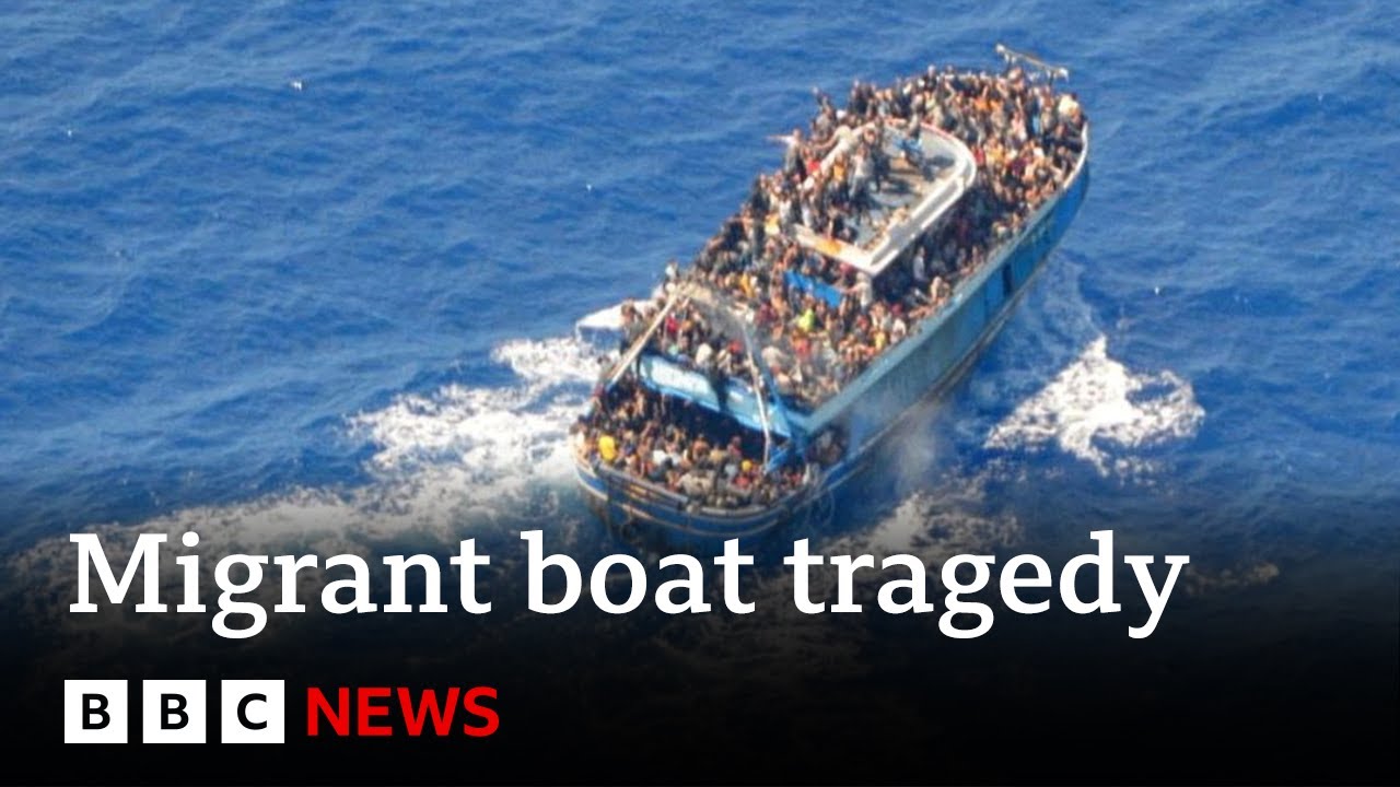 Greece coastguard 'pressured' migrant boat survivors after tragedy - BBC News