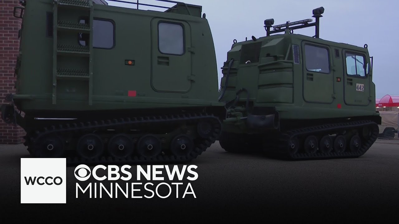 Minnesota National Guard on standby for snowstorm rescue operations