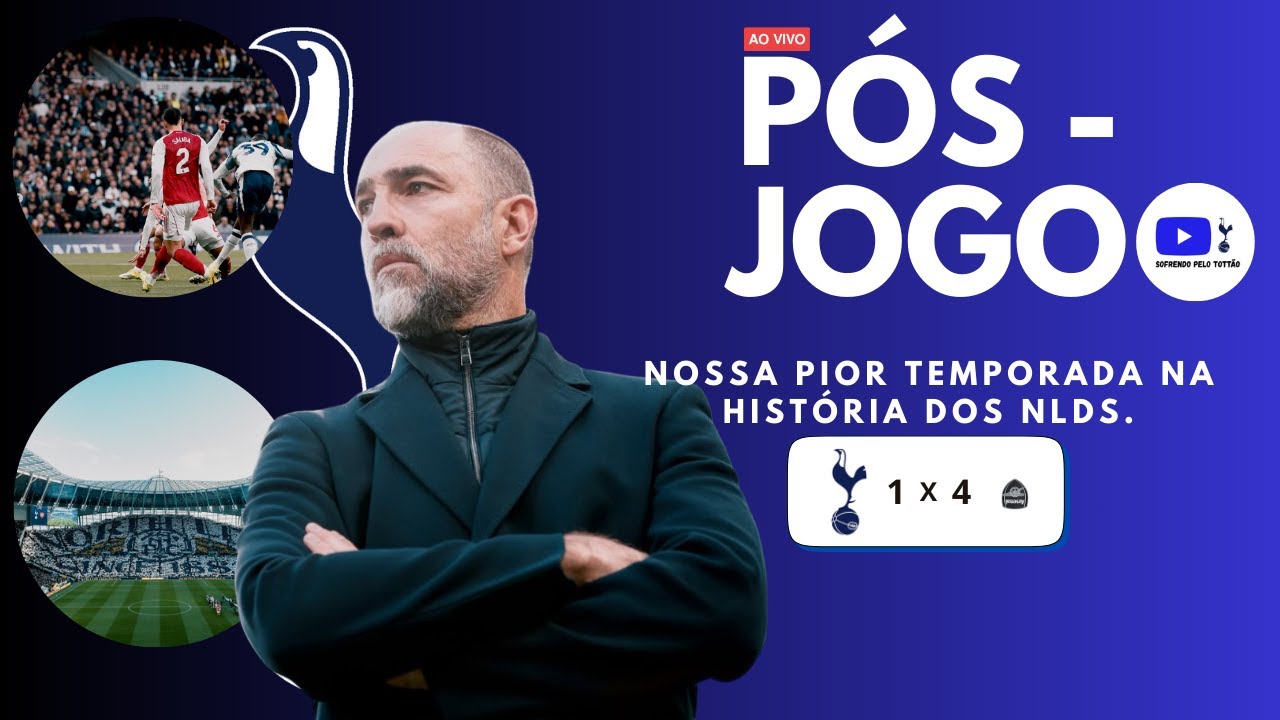 [PÓS-JOGO AO VIVO] TOTTENHAM 1-4 VIRGEM DA EUROPA┃MAIOR VEXAME DO CLUBE NO SECULO?