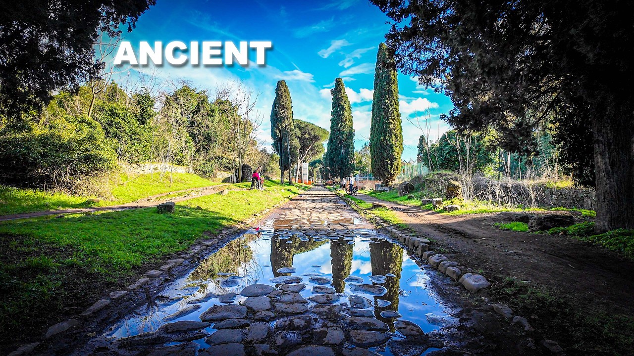 Walking Tour – 30 Minutes – Appia Antica (Rome) | The Ancient Roman Road | 4K