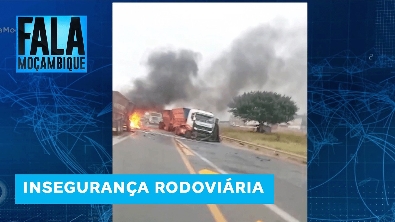 Embate frontal termina em incêndio de camião no  Nó de Tchumene  no município da Matola