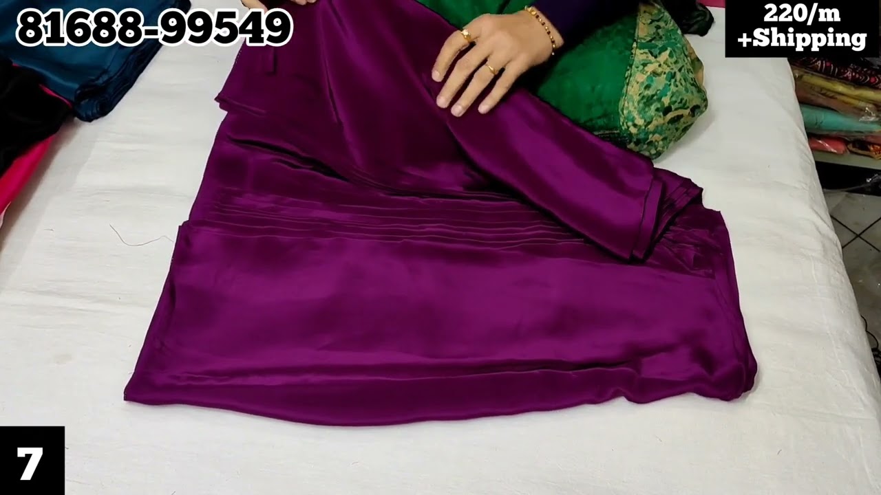 Plain Crepe & Designer Georgette Fabric | प्लेन क्रेप और डिज़ाइनर जॉर्जेट फैब्रिक  Salwar Suit Kameez