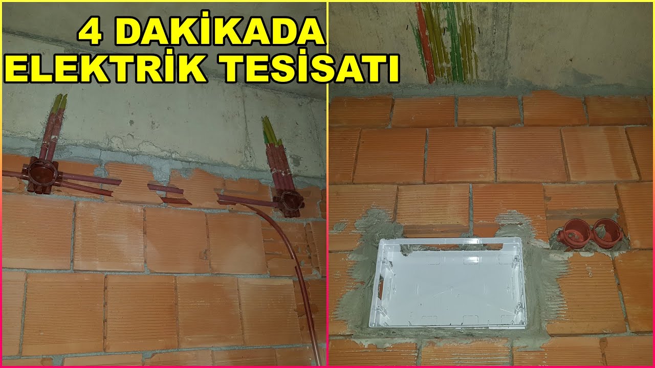 4 DAKİKADA #ELEKTRİK #TESİSATI / TEMİZ #İŞÇİLİK VE #ŞANTİYECİLER İÇİN ÖNEMLİ #BİLGİLER