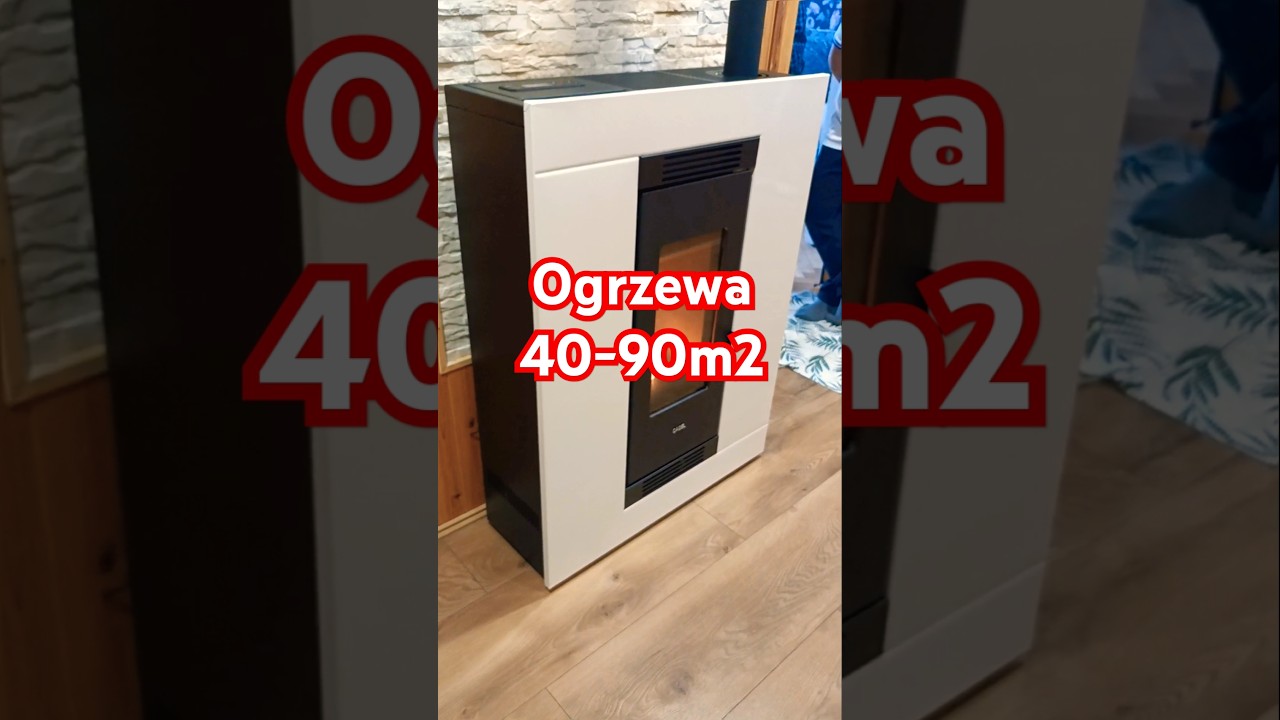 Piec kominek na pellet z DGP Cadel Luce Plus 9kW #kominek #pellet #ogrzewanie #pompaciepła #koza