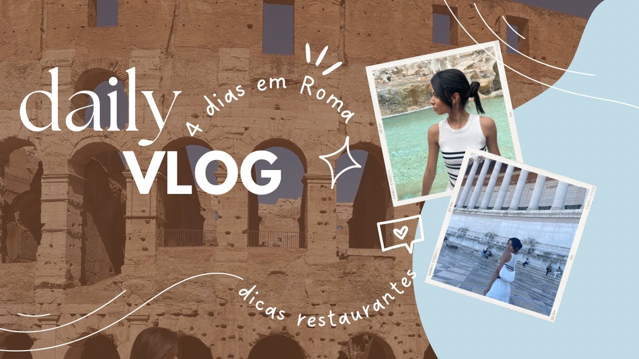 4 DIAS EM ROMA 🇮🇹 | 1 DIA: Coliseu, 2 DIA: Fontana di Trevi, 3 DIA: Vaticano, 4 DIA: Via del Corso