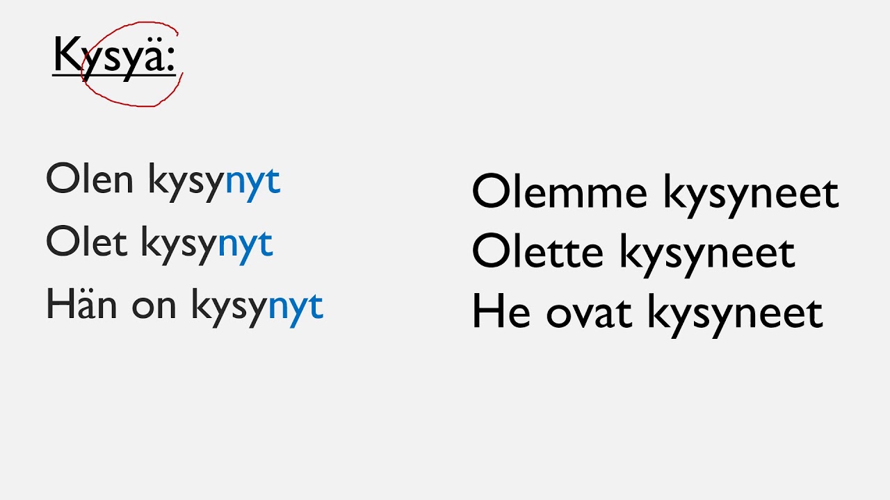Perfekti - Uusi versio